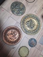 Zeldzame antieke wandborden met Frans Hals reproductie, Ophalen of Verzenden