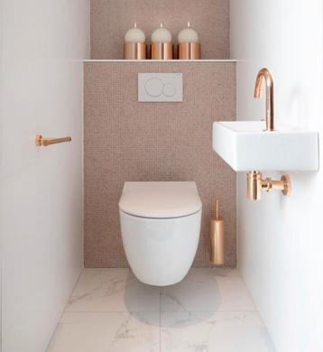 Chique Hotbath Cobber CBA11 toiletborstelhouder wandmodel beschikbaar voor biedingen