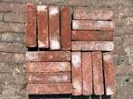 17 m2  klinkers rood 20x7x5 cm  klinkertjes, Ophalen, Overige materialen, Gebruikt, Klinkers