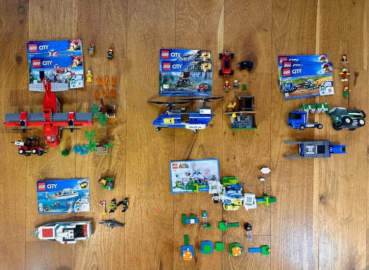 Lego City & Super Mario Sets - Complete, Kinderen en Baby's, Speelgoed | Duplo en Lego, Gebruikt, Lego, Complete set, Ophalen of Verzenden