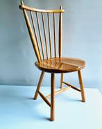 De Ster Geldermalsen pine houten stoelen (4), Huis en Inrichting, Stoelen, Ophalen, Jaren 60, Bruin, Vier