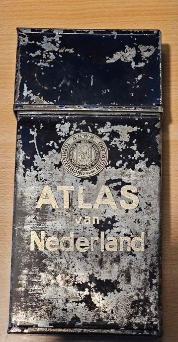 Anwb Atlas Nederland in blik 1925 compleet 36 kaarten beschikbaar voor biedingen