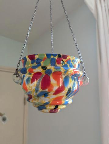 Vintage art deco hangende bloempot beschikbaar voor biedingen