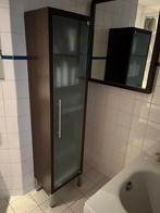 Badkamermeubel en spiegel, Huis en Inrichting, Badkamer | Badkamermeubels, Ophalen, Minder dan 50 cm, Gebruikt, 150 tot 200 cm