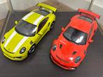 Twee Porsche GT3 RS modelauto's, Ophalen of Verzenden, Zo goed als nieuw, Auto, Overige merken
