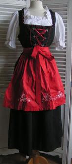 tiroler dirndl jurk schort en blouse maat 42 nr VV 1031, Verzenden, Maat 42/44 (L), Okay, Overige thema's