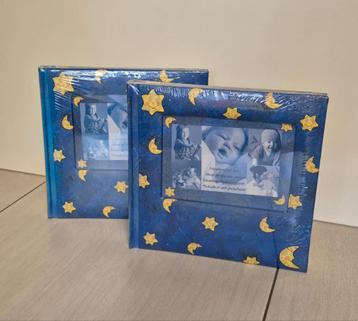 2x Baby foto-album Brepols met fotolijstje aan voorkant beschikbaar voor biedingen