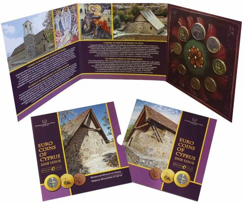 BU set Cyprus 2018 Blister - 1 cent t/m 2 euro, Postzegels en Munten, Munten | Europa | Euromunten, Setje, Overige waardes, Cyprus