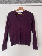 Zara paars wollen V-hals vestje S, Zara, Paars, Ophalen of Verzenden, Zo goed als nieuw