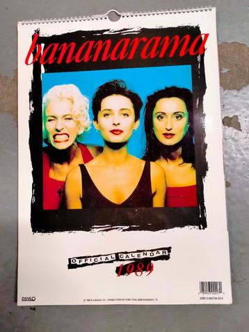 Bananarama 1989 vintage muziek groep kalender girlband  beschikbaar voor biedingen