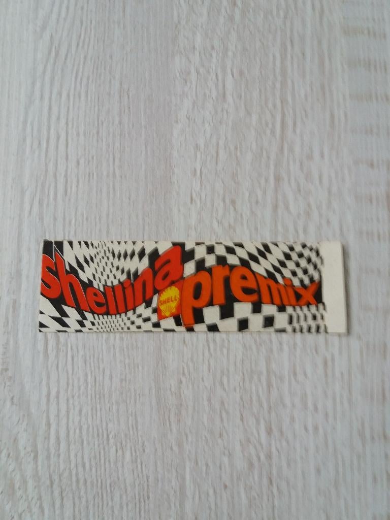 sticker Shellina premix SHELL, Verzamelen, Stickers, Ophalen of Verzenden, Zo goed als nieuw, Bedrijf of Vereniging