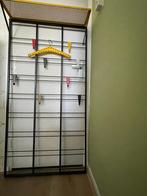 Vintage notenbalk kapstok+hoedenplank Pilastro toonladder, Huis en Inrichting, Ophalen, Gebruikt