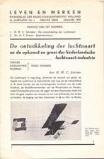 De ontwikkeling der luchtvaart 1939, Boek of Tijdschrift, Gebruikt, Ophalen of Verzenden