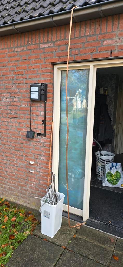 Koperen leidingen, knelfittingen, kranen, Doe-het-zelf en Verbouw, Buizen en Afvoer, Gebruikt, Overige typen, Overige materialen