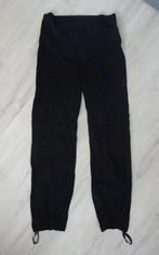 Positiekleding: zwarte heerlijk zachte dunne broek (M)., Zwart, H&M mama, Zo goed als nieuw, Broek of Spijkerbroek