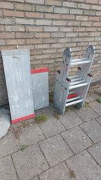ALTREX Opvouwbaar alluminium ladder, Doe-het-zelf en Verbouw, Ladders en Trappen, Ophalen, Gebruikt, Ladder, Opvouwbaar of Inschuifbaar