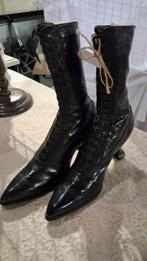 Antieke leren laarsjes, Ophalen of Verzenden