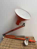 Gave Vintage Oranje Architectenlamp Scandinavisch Design, Ophalen of Verzenden