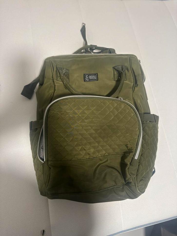 Nana Beebi Luiertas - Groen, Kinderen en Baby's, Luiertassen, Gebruikt, Rugzak, Ophalen