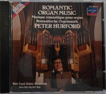 Romantische Orgelmuziek - Peter Hurford (Argo CD) beschikbaar voor biedingen