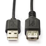 USB A verlengkabel 1 meter, Nieuw, Ophalen of Verzenden, Apparatuur