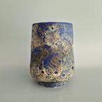 Vintage West-Duitse Fat Lava vaas. Ruscha 808-2 blauw, Antiek en Kunst, Ophalen of Verzenden