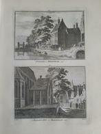 363-364*/ Doelen en 't Prinsenhof te Medemblik gravure 1752, Antiek en Kunst, Ophalen of Verzenden