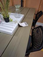 Palmas tafel 180x100 + 4x barista stoel, Ophalen, 4 zitplaatsen, Tuinset, Eettafel