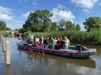 Partyboot huren Randstad — Grote boot met wc + schipper, Met schipper