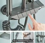 Complete Douchekraan Set - Waterplating Grijs, Ophalen of Verzenden, Nieuw, Rvs, Douche