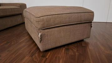 IKEA Kivik 3-zitsbank met hocker/voetenbank, bruin - afbeelding 9