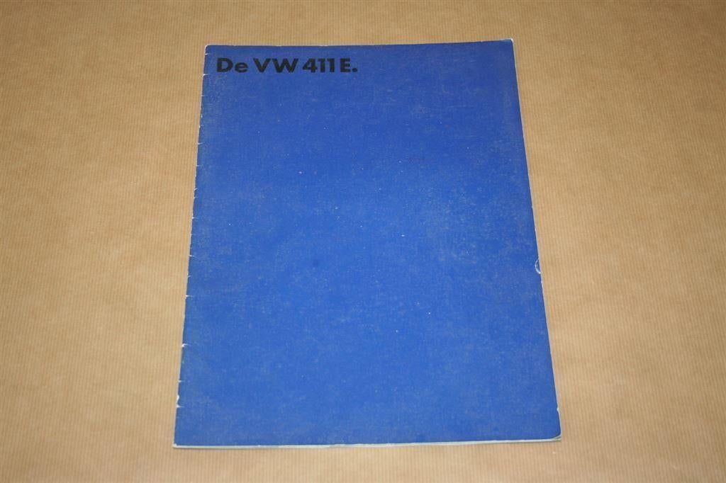Zeldzame reclame-uitgave - VW 411 E - Circa 1968 !!, Boeken, Auto's | Folders en Tijdschriften, Ophalen of Verzenden, Gelezen