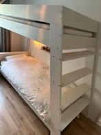 Julien Woood Stapelbed - Wit Hout, Kinderen en Baby's, Kinderkamer | Stapelbedden en Hoogslapers, Ophalen, Zo goed als nieuw, Stapelbed
