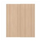 Hasvik schuifdeuren Eiken 2.25 hx 2.00 breed- in zgan staat, 200 cm of meer, 150 tot 200 cm, Eikenhout, Ophalen of Verzenden