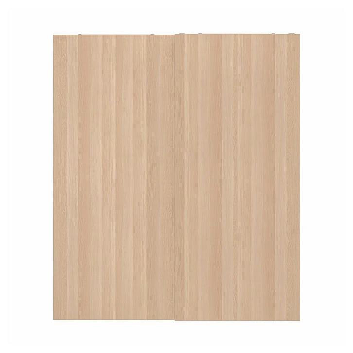 Hasvik schuifdeuren Eiken 2.25 hx 2.00 breed- in zgan staat, Huis en Inrichting, Kasten | Kledingkasten, Zo goed als nieuw, 200 cm of meer