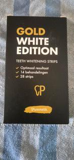 Gold white edition teeth whitening strips, Nieuw, Ophalen of Verzenden