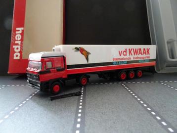 926 herpa daf 3600 ati space cab v.d.kwaak hillegom 1:87 beschikbaar voor biedingen