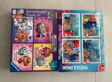 2 puzzels Paw Patrol en Dory beschikbaar voor biedingen
