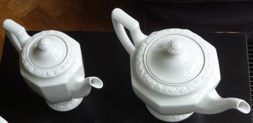 Rosenthal Maria Weiss grote theepot en kleinere koffiekan beschikbaar voor biedingen