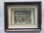 ANTON PIECK - 3D schilderij 34x28 cm in prachtige lijst, Ophalen of Verzenden