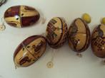 houten Cadeau eitjes 5 stuks, Ophalen of Verzenden