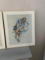 Aquarel Twan van de Vorstenbosch. Sport / tennis / tennisser, Ophalen