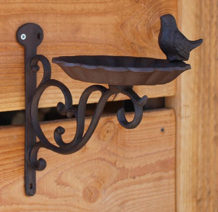 Wandvogelschaal, voederschaal, waterschaal, muurschaal, mooi, Tuin en Terras, Vogelhuisjes en Vogelbaden, Nieuw, Ophalen of Verzenden