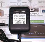 Linksys AD12/0.5A Rong-Horng RH41-1200500DG 12V 0.5A Adapter, Computers en Software, Pc- en Netwerkkabels, Ophalen of Verzenden