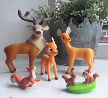 Dieren van het bos - hert - ree - eekhoorn -- vanaf 1,50 eur beschikbaar voor biedingen