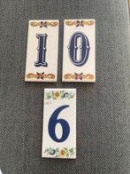 huisnummers decoratieve tegels met cijfers 6-10 Frankrijk, Ophalen, Nieuw