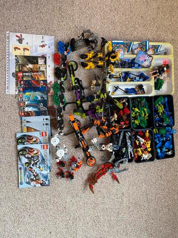  LEGO Bionicle / Slizer / Technic verzameling – deels beschikbaar voor biedingen