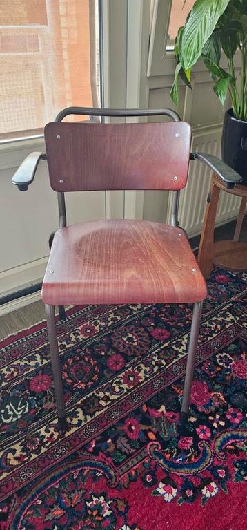 Vintage Schoolstoel Gispen TH Delt Design beschikbaar voor biedingen
