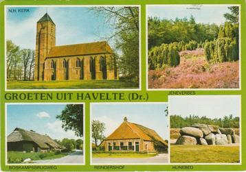 HAVELTE Kerk Boskampsbrugweg Reindershof Hunebed  beschikbaar voor biedingen