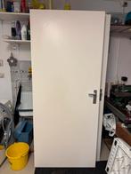 Opdekdeur linksdraaiend 83x201,5 cm, Doe-het-zelf en Verbouw, Deuren en Horren, Ophalen, Gebruikt, 80 tot 100 cm, Binnendeur